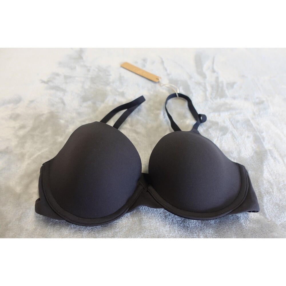 Skims Fits Everybody T-Shirt Bra Onyx 32C